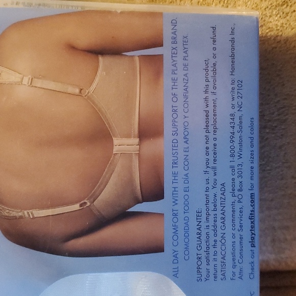 Playtex 18 Hour Ultimate Lift & Support Bra Mother of Pearl 42DD - Picture 7 of 8